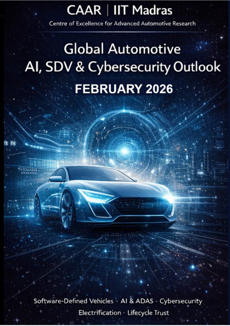 CAAR Global Automotive AI, SDV & Cybersecurity Whitepaper cover